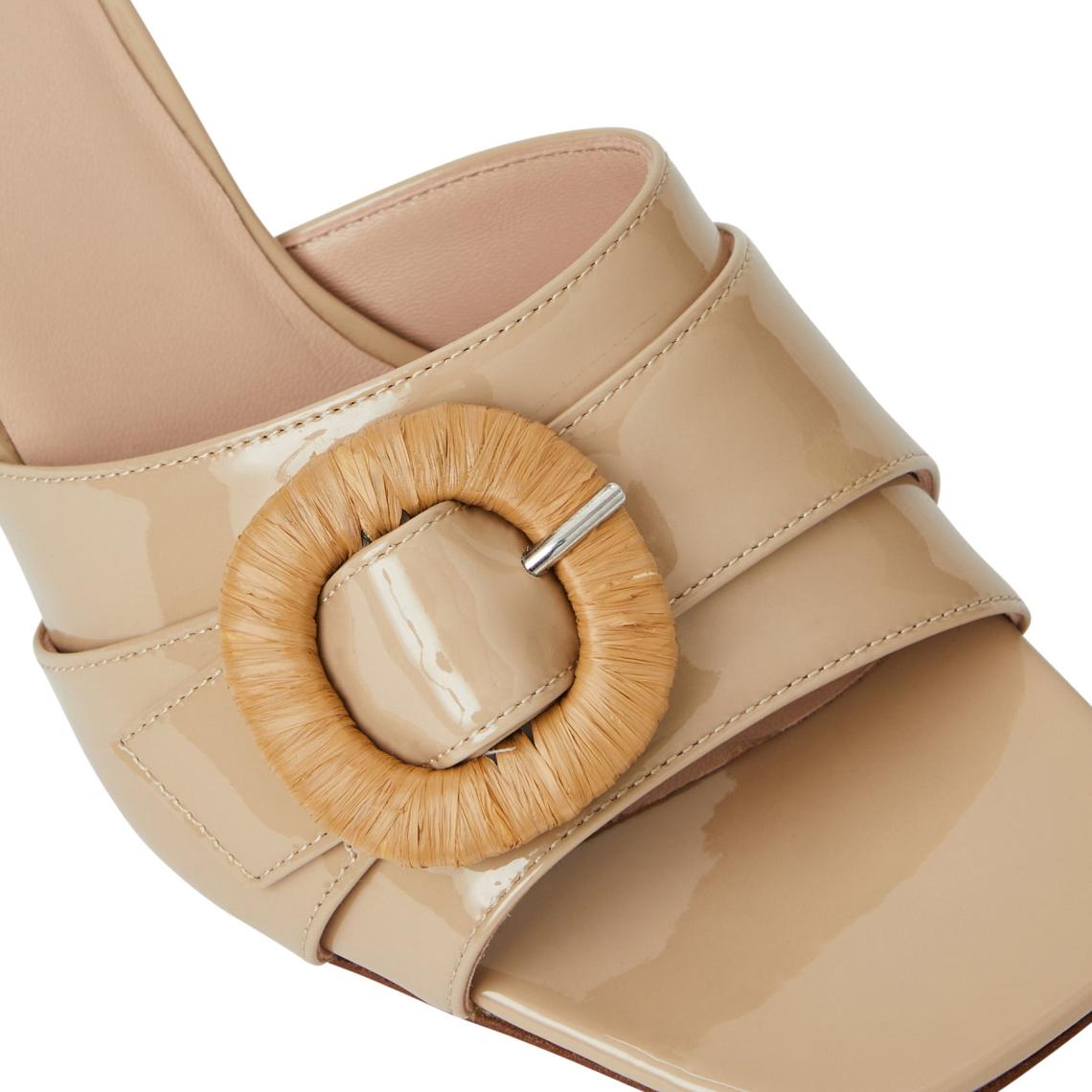 Bruno Magli Sandals &amp; Slides | Women PAGE Single Band Sandal BEIGE PATENT