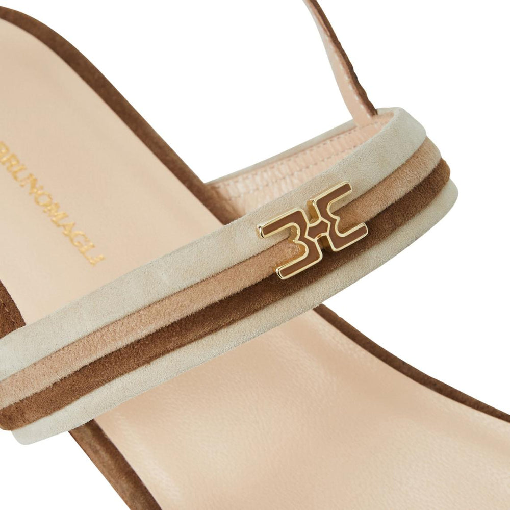 Bruno Magli Sandals &amp; Slides | Women PORTIA Sandal BROWN/NATURAL SUEDE