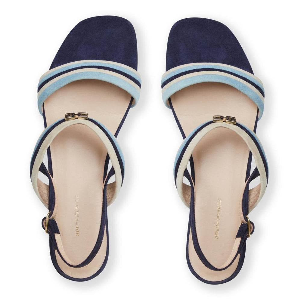 Bruno Magli Sandals &amp; Slides | Women PORTIA Sandal NAVY/BLUE/SAND SUEDE