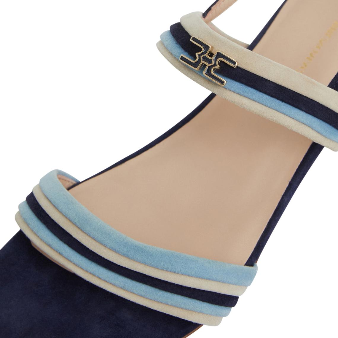 Bruno Magli Sandals &amp; Slides | Women PORTIA Sandal NAVY/BLUE/SAND SUEDE