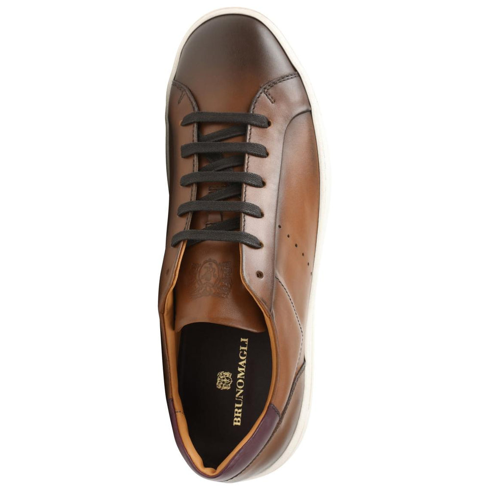 Bruno Magli Sneakers | Men Dante Lace-to-Toe Leather Sneaker - Cognac