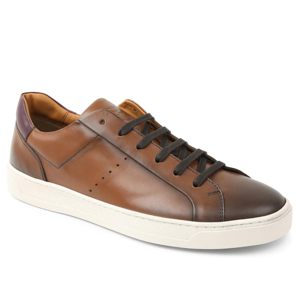 Bruno Magli Sneakers | Men Dante Lace-to-Toe Leather Sneaker - Cognac
