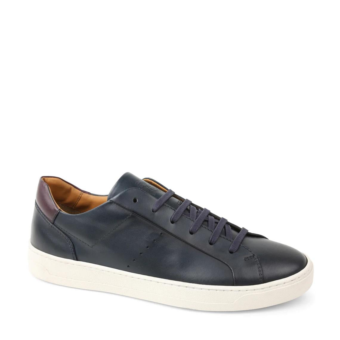 Bruno Magli Sneakers | Men Dante Lace-to-Toe Leather Sneaker - Navy