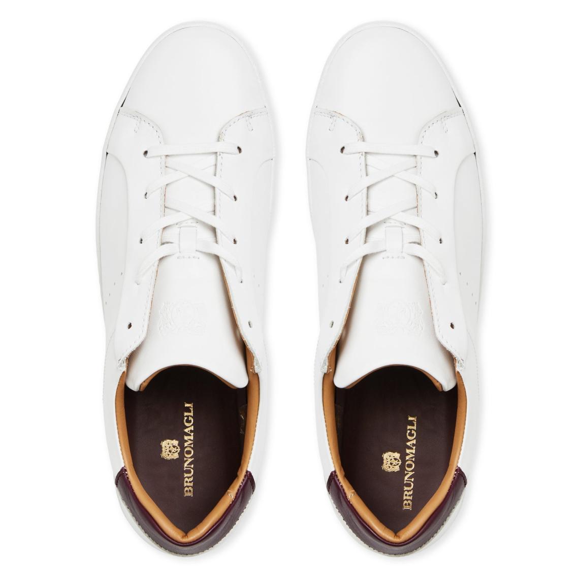 Bruno Magli Sneakers | Men Dante Lace-to-Toe Leather Sneaker - White