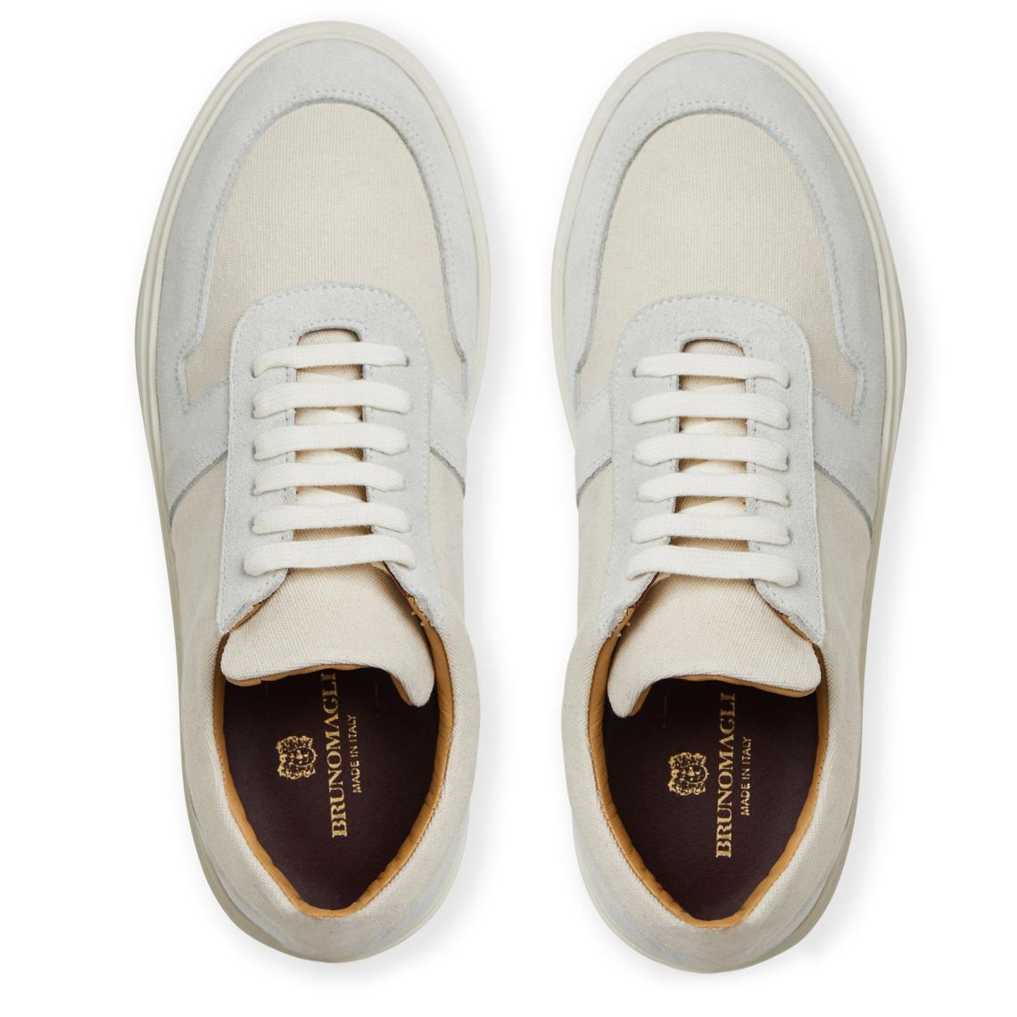 Bruno Magli Sneakers | Men Darian Sneaker Off White Canvas