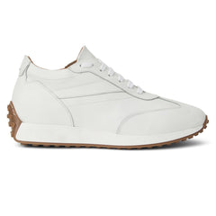 Bruno Magli Sneakers | Men Duccio Mid Leather Jogger Sneaker-White