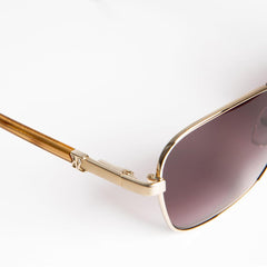 Bruno Magli Sunglasses | Men Playa Aviator Sunglasses - Gold Tortoise