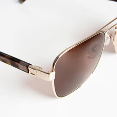 Bruno Magli Sunglasses | Men Sole Aviator Sunglasses - Gold