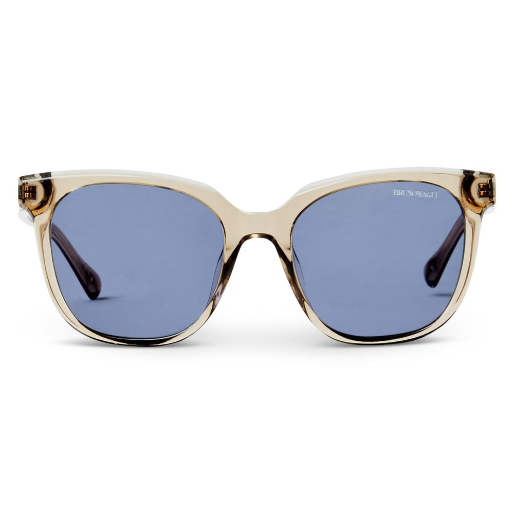 Bruno Magli Sunglasses | Women Monas Limited Edition Oversized Sunglasses Crystal Nude