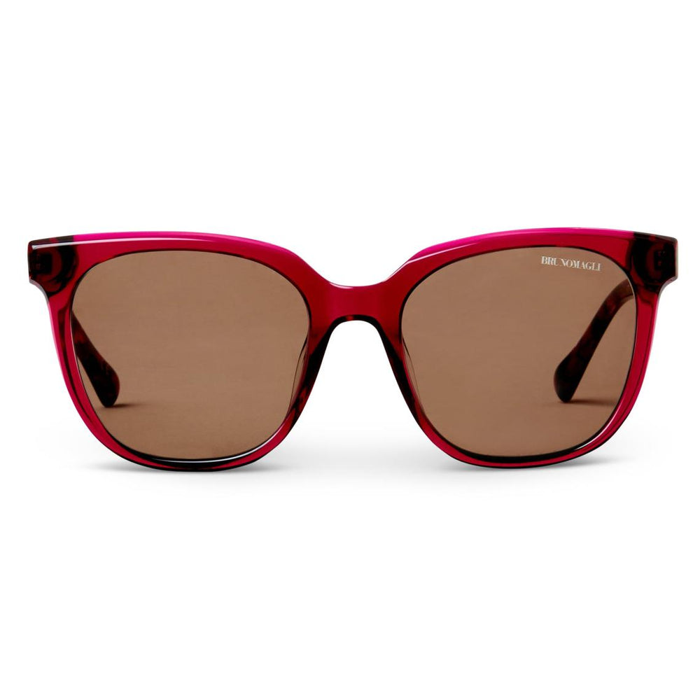 Bruno Magli Sunglasses | Women Monas Limited Edition Oversized Sunglasses Red