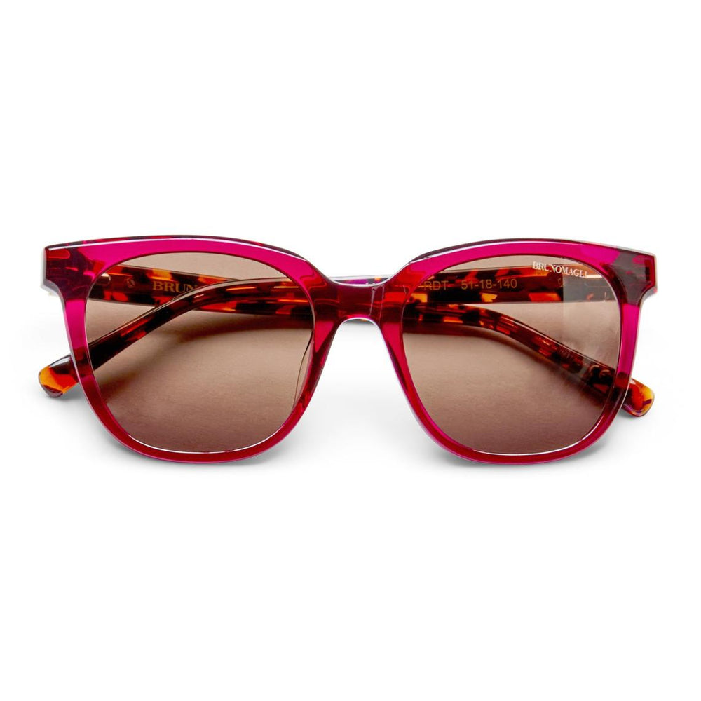 Bruno Magli Sunglasses | Women Monas Limited Edition Oversized Sunglasses Red