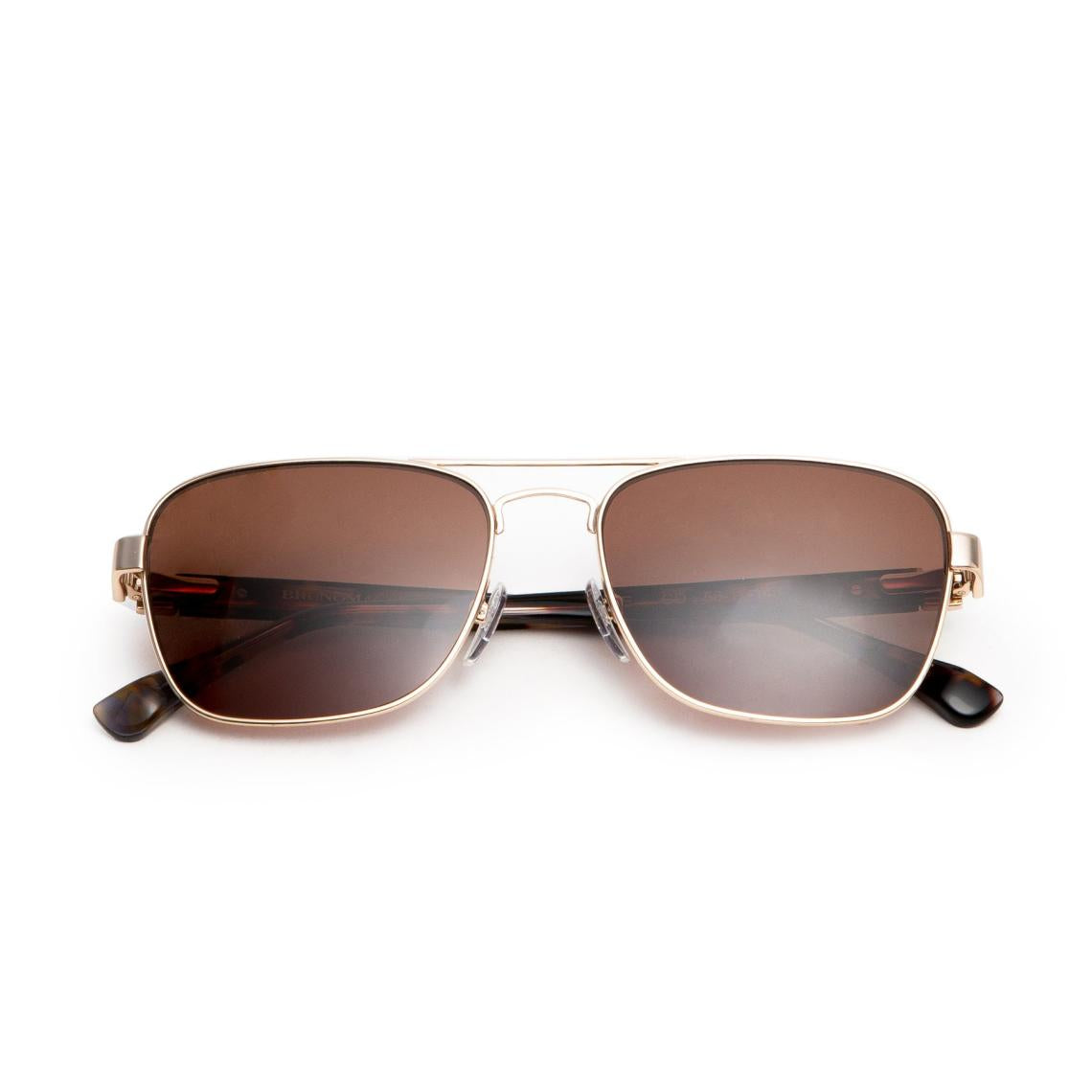 Bruno Magli Sunglasses | Women Sole Aviator Sunglasses - Gold